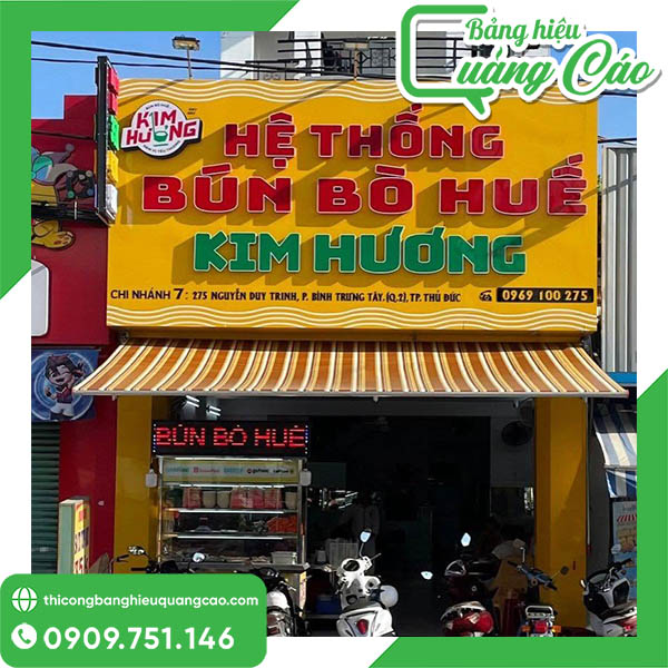 45+ Mẫu Bảng Hiệu Bún Bò Huế Đẹp, Thu Hút Khách
