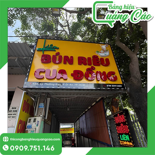 25+ Mẫu Bảng Hiệu Bún Riêu Cua Đẹp, Hút Khách Nườm Nượp