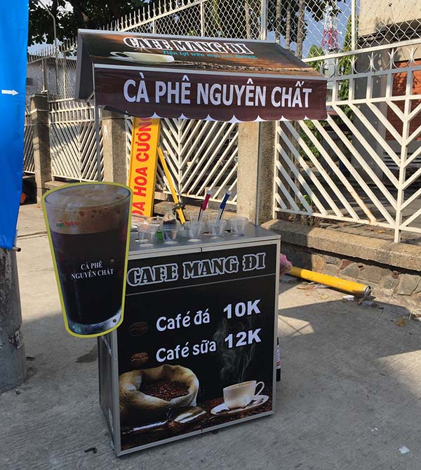 Làm bảng hiệu cafe mang đi giá rẻ