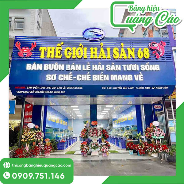 35+ Mẫu Bảng Hiệu Hải Sản Đẹp, Báo Giá Và Kinh Nghiệm Thi Công