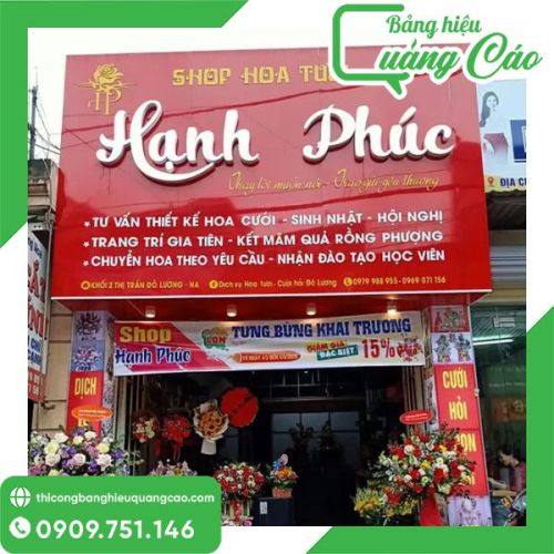 25+ Mẫu Bảng Hiệu Hoa Tươi Sang Trọng, Ấn Tượng