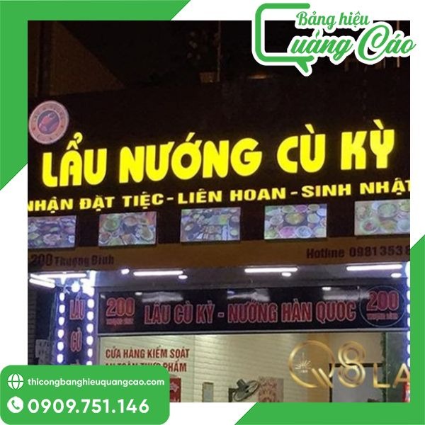 199+ Mẫu Bảng Hiệu Lẩu Nướng Độc Đáo, Sáng Tạo