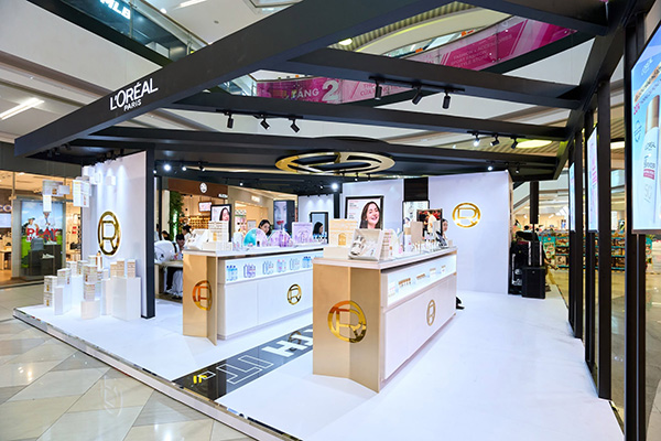 Mẫu bảng hiệu cửa hàng mỹ phẩm thương hiệu L’Oréal