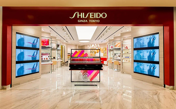 Mẫu bảng hiệu mỹ phẩm cao cấp Shiseido
