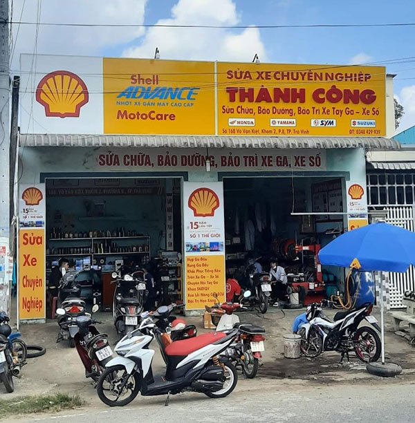 Mẫu bảng hiệu tiệm sửa xe chuyên nghiệp Thành Công