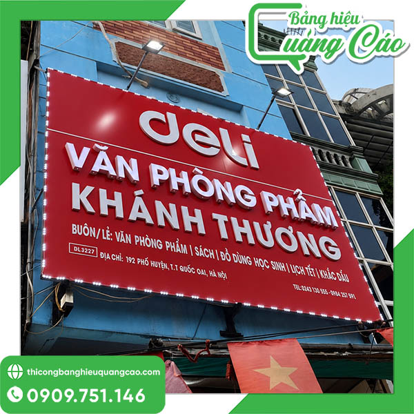 25+ Mẫu Bảng Hiệu Văn Phòng Phẩm Đẹp, Giá Tốt Và Thi Công Nhanh