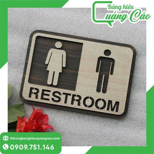 Tổng Hợp 50+ Mẫu Bảng Hiệu WC Đẹp, Độc Đáo & Báo Giá