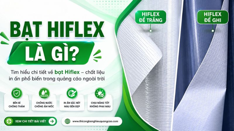 Bạt Hiflex Là Gì? Bảng Giá In Bạt Hiflex Mới Nhất 2025