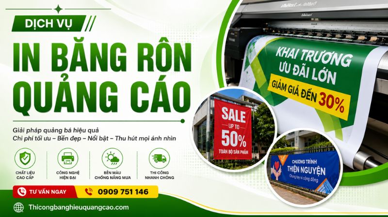 In Băng Rôn Quảng Cáo Giá Rẻ TPHCM – Lấy Liền Trong Ngày
