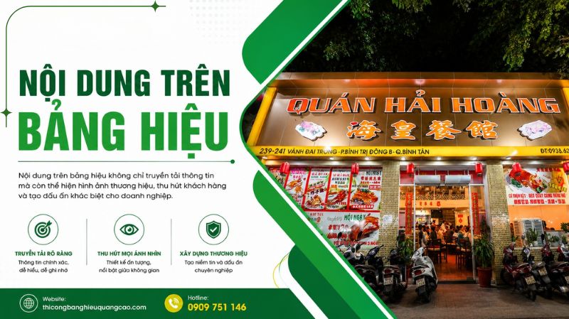 Những Điều Cần Phải Nắm Về Quy Định Về Nội Dung Trên Bảng Hiệu