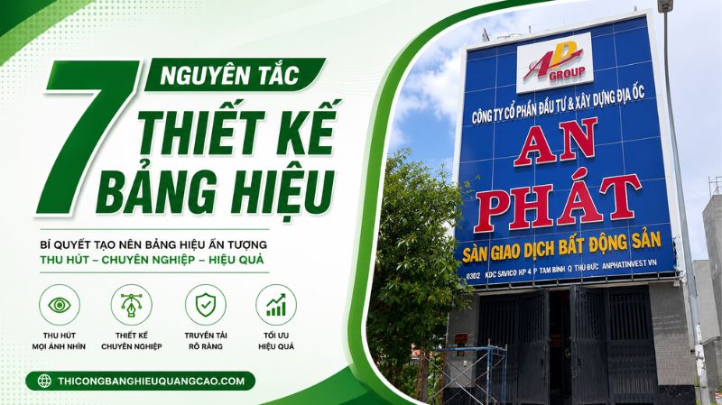 7 Nguyên Tắc Thiết Kế Bảng Hiệu Hút Khách Ngay Từ Cái Nhìn Đầu Tiên