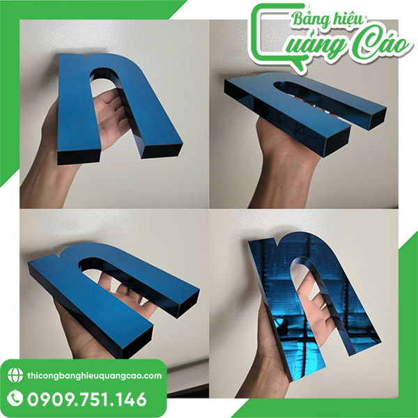 Chữ Inox Xanh Dương, Xanh Lá Đẹp, Giá Rẻ TPHCM