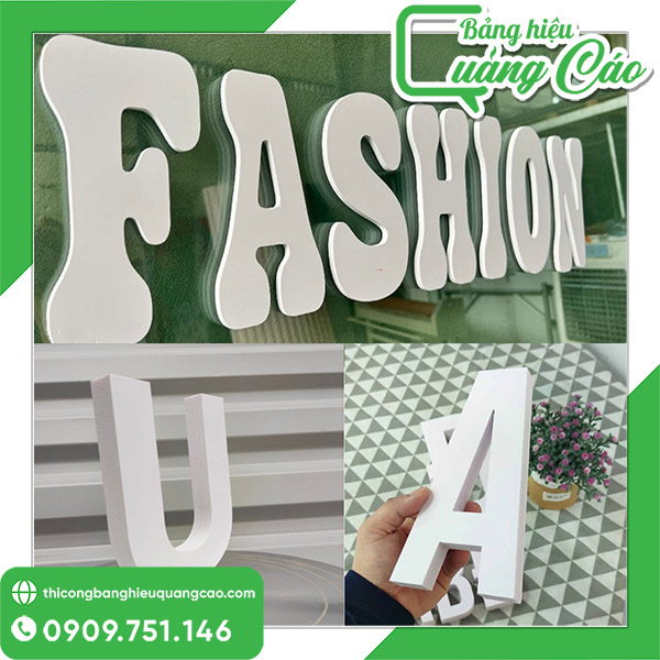 Báo Giá Cắt Chữ Nổi Fomex (Formex) Đẹp, Giá Rẻ Tại TPHCM