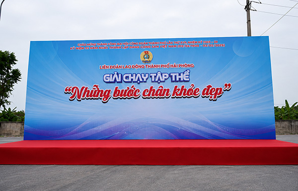 Mẫu backdrop giải chạy tập thể