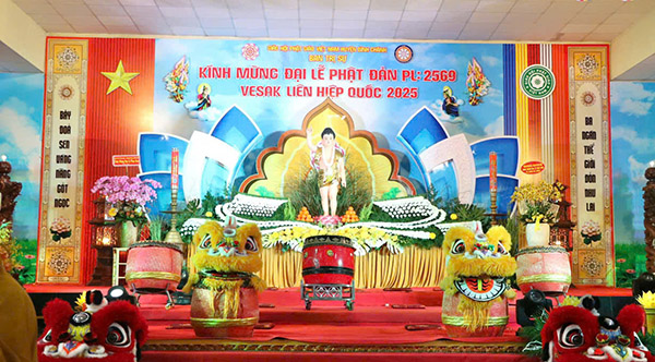 Mẫu backdrop mừng đại lễ Phật Đản Vesak