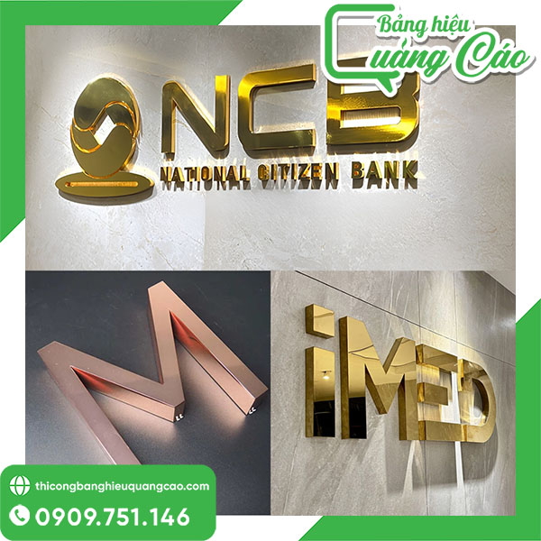 Gia Công Chữ Nổi Đồng Cao Cấp, Đẹp Và Giá Rẻ TPHCM
