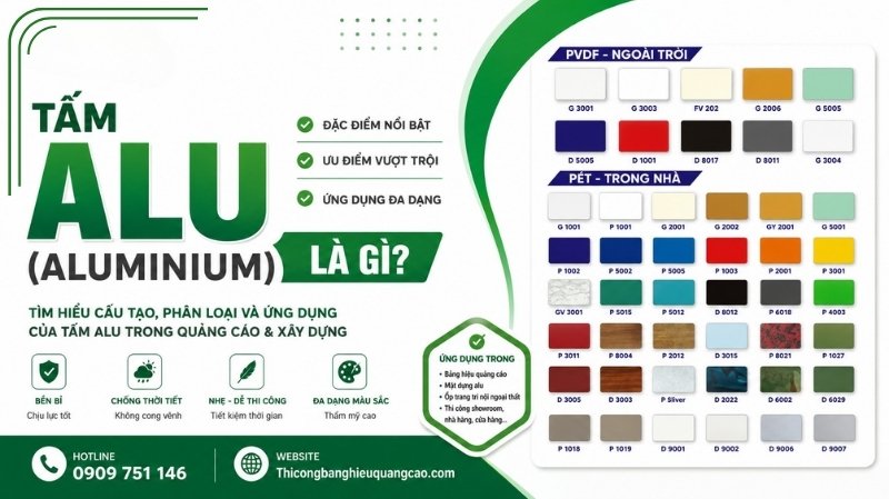 Tấm Alu Là Gì? Cấu Tạo, Phân Loại Và Ứng Dụng Chi Tiết