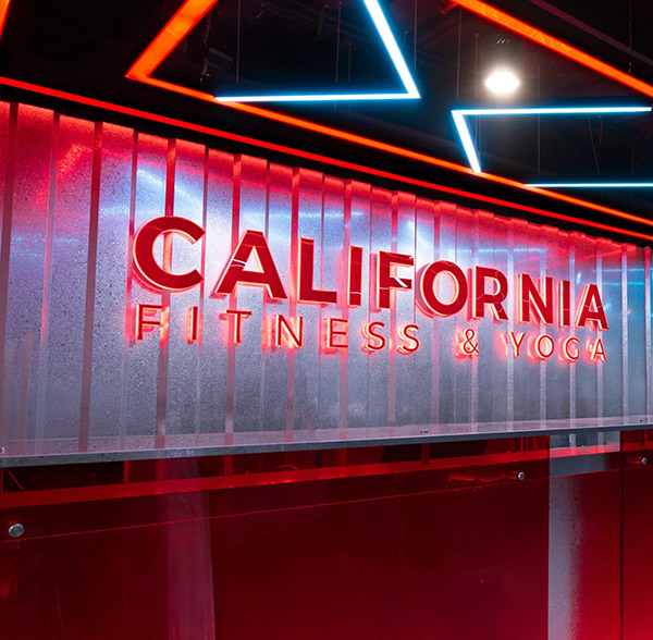 Mẫu bảng hiệu fitness - yoga California