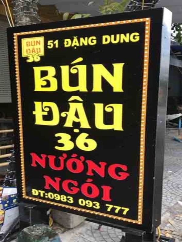 Làm bảng hiệu hộp đèn Alu âm bản giá rẻ TPHCM