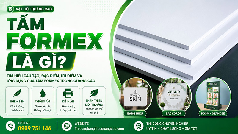 Tấm Formex Là Gì? Cấu Tạo, Ưu Nhược Điểm, Ứng Dụng Và Bảng Giá 2026