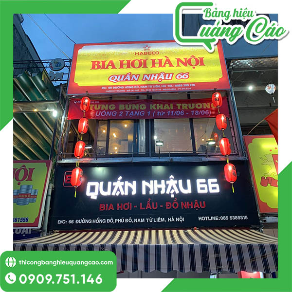 Top 100+ Mẫu Bảng Hiệu Quán Nhậu Đẹp Và Đơn Vị Thi Công Uy TÍn